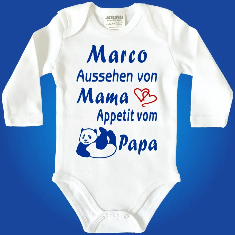 Preview: Baby-Body mit witzigem Spruch