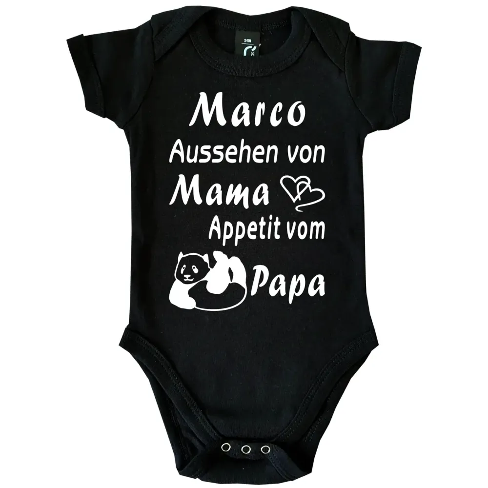 Preview: Baby-Body mit witzigem Spruch