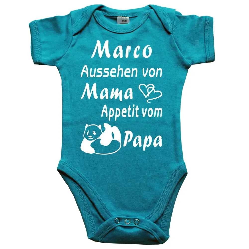 Baby-Body mit lustigem Spruch