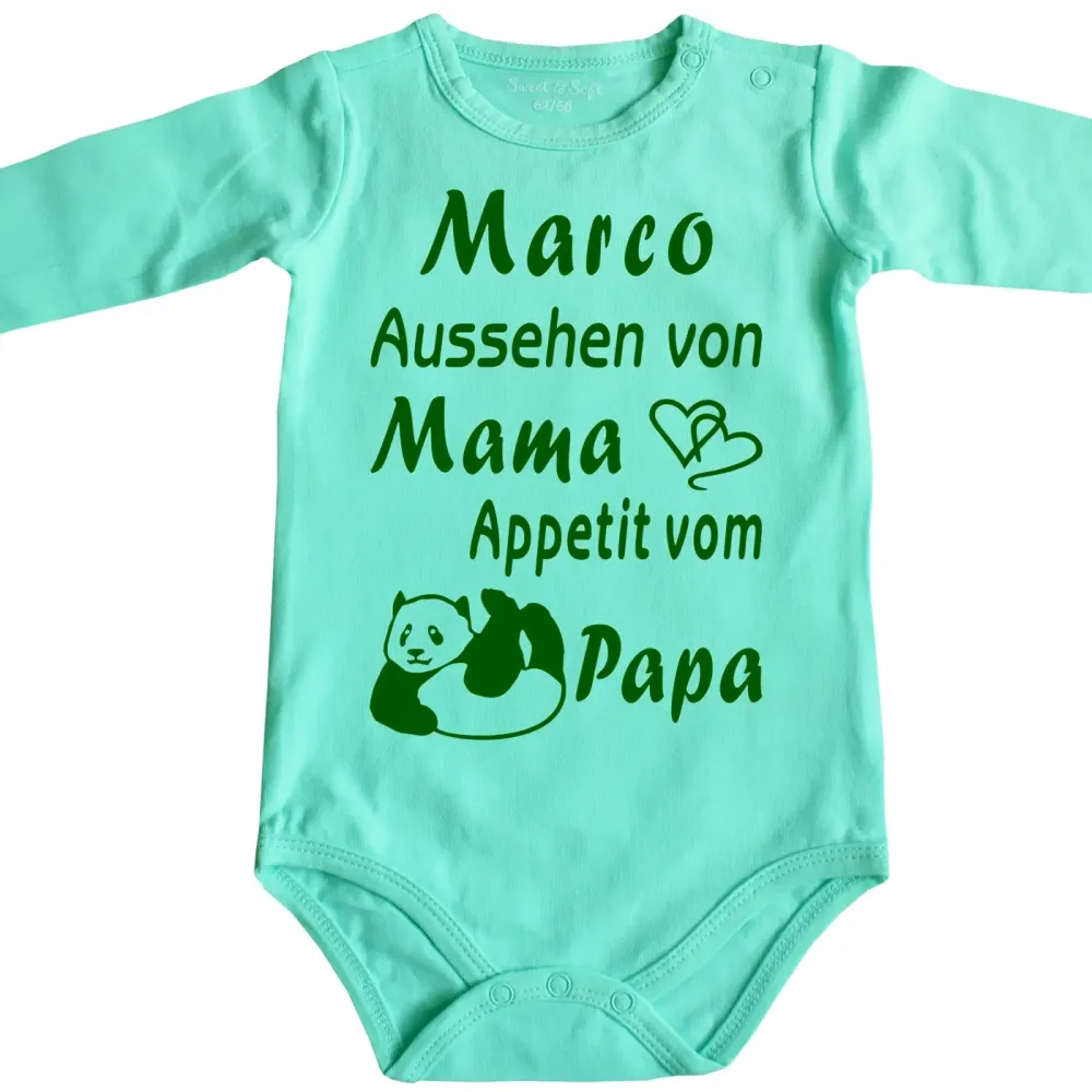 Baby-Body mit witzigem Spruch