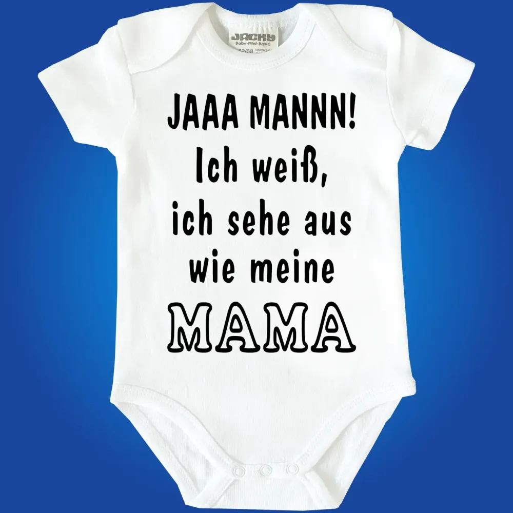 Preview: Baby-Body mit witzigem Druck
