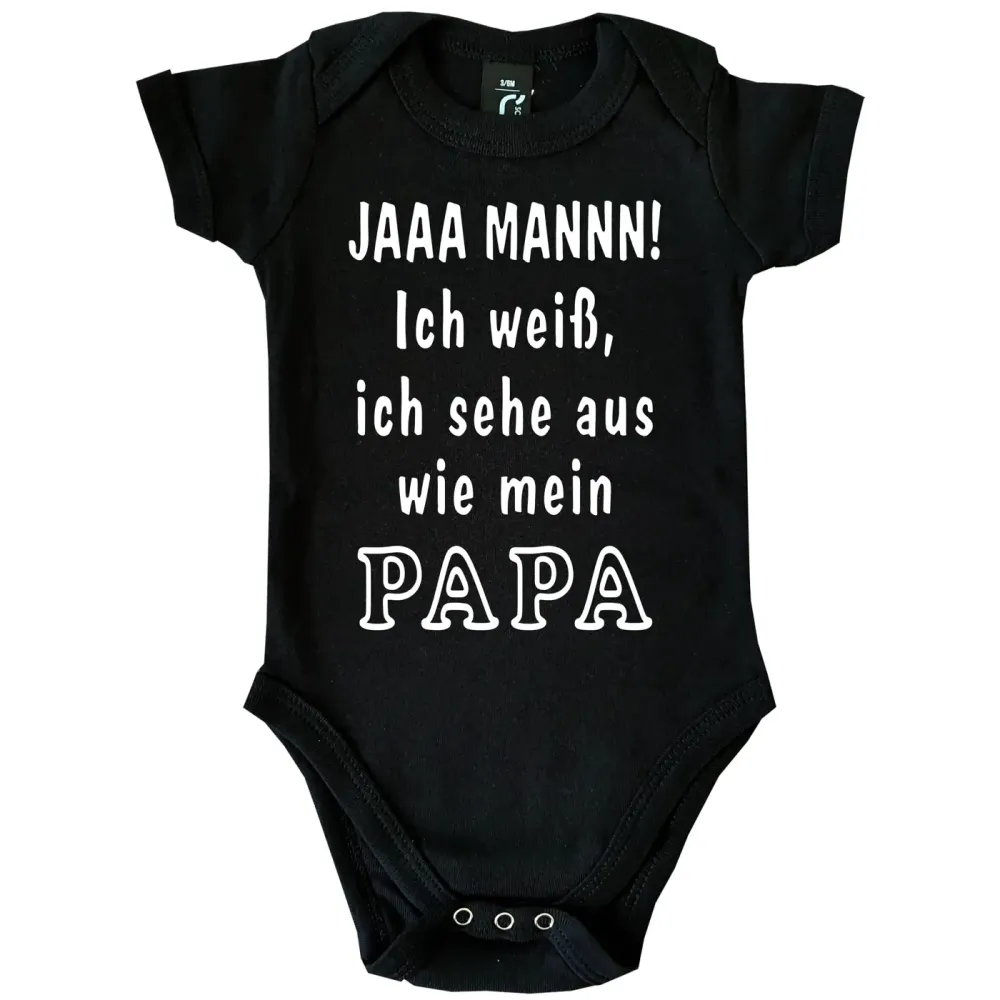Baby-Body mit Aufdruck Papa