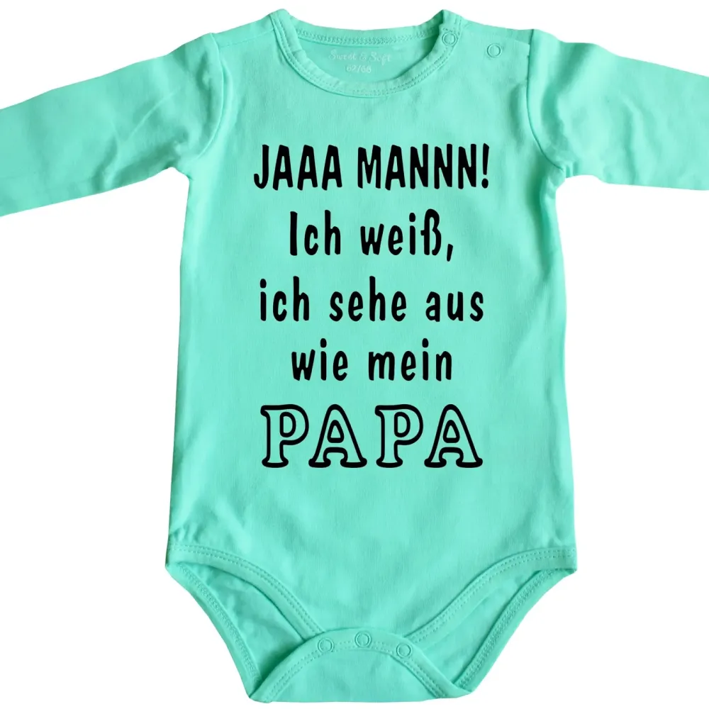 Preview: Baby-Body mit witzigem Druck