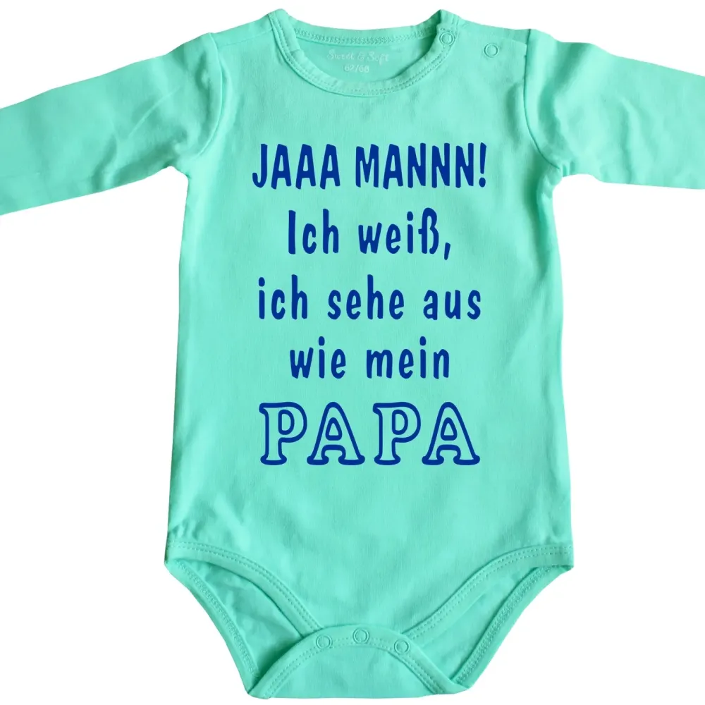 Baby-Body mit Aufdruck Papa