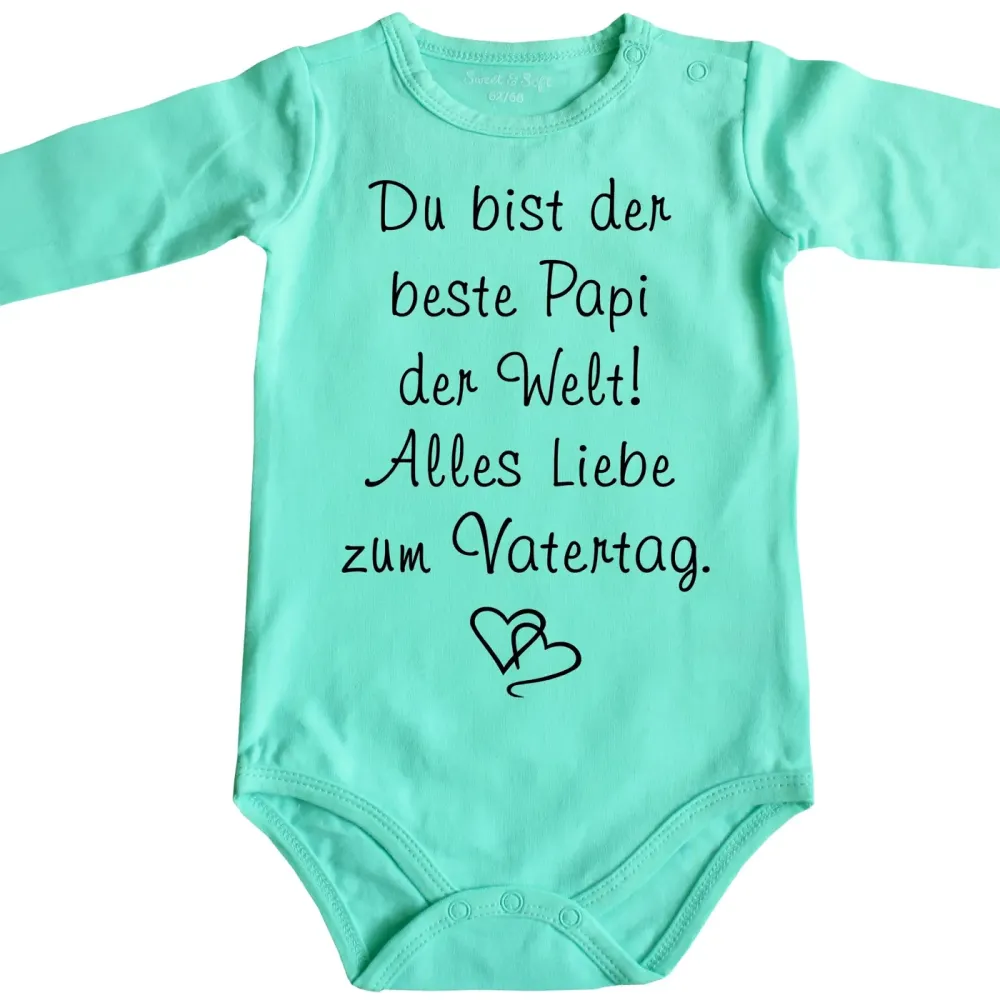 Baby-Body mit Aufdruck zum Vatertag