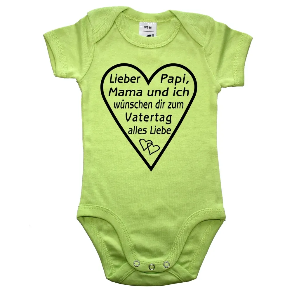 Baby-Body mit Aufdruck zum Vatertag