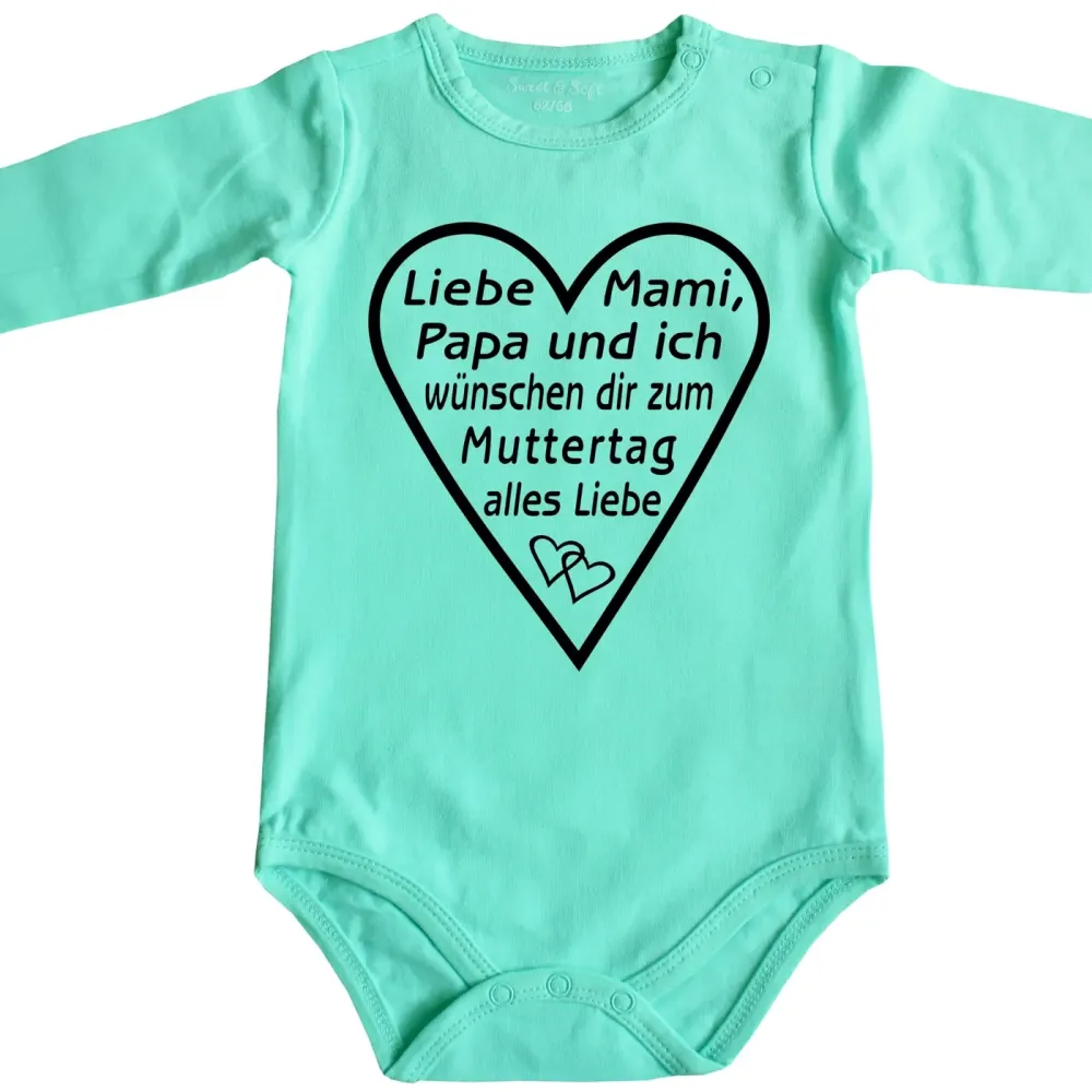 Baby-Body mit Druck Vatertag