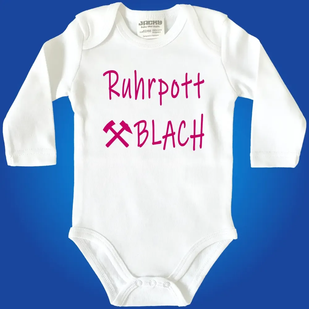 Baby-Body mit Aufdruck Ruhrpottblach