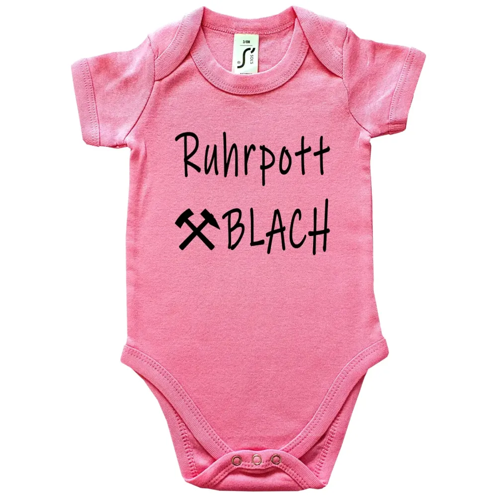 Preview: Baby-Body mit Druck Ruhrpott