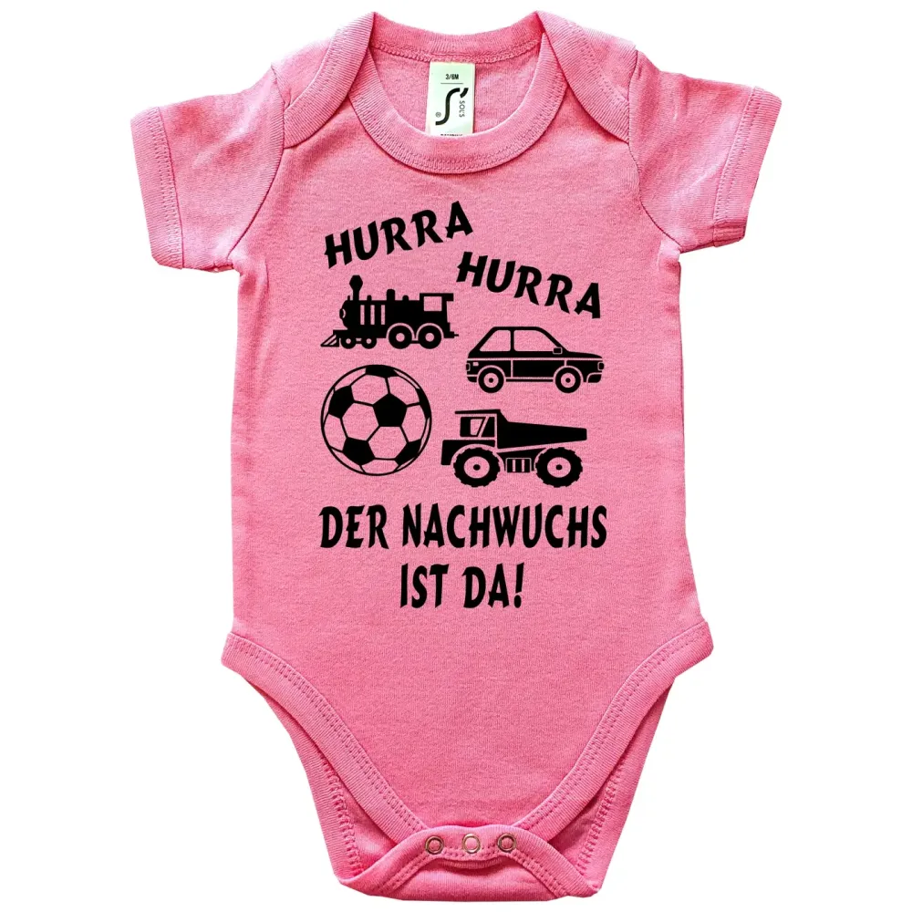 Baby-Body für Erzieher mit bunten Spielzeugmotiven