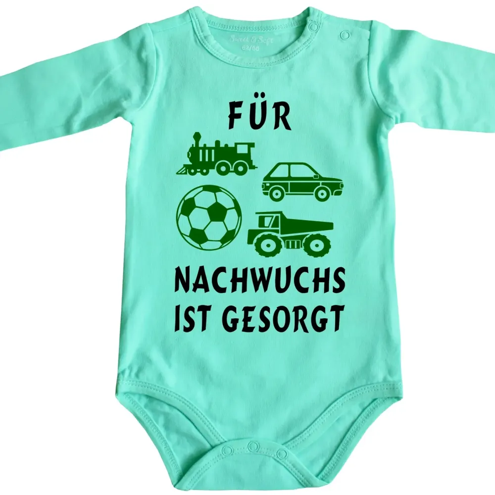 Baby-Body für Kita‑Mitarbeiter mit lustigem Nachwuchs‑Spruch