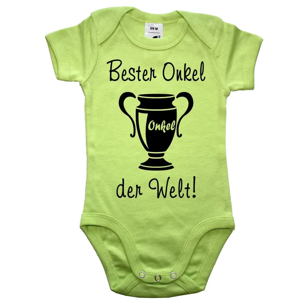Baby Bodie mit Aufdruck Bester Onkel