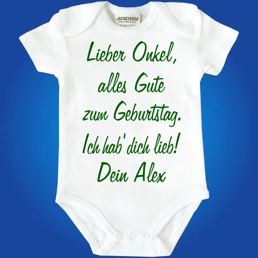 Baby Bodysuit for birthday