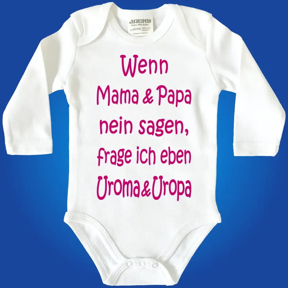 Baby Bodysuit mit Spruch