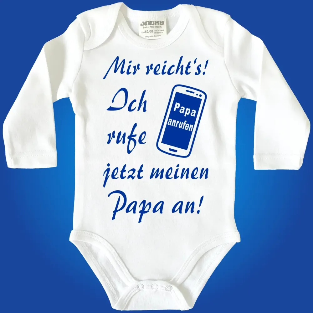 Lustiger Baby Bodie Papa anrufen
