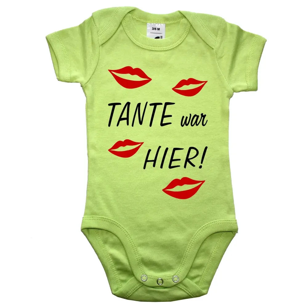 Preview: Baby-Body mit Druck Uroma war hier