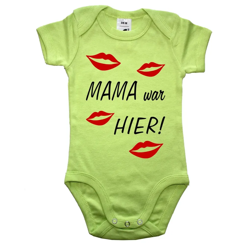 Baby-Body mit Druck Oma war hier