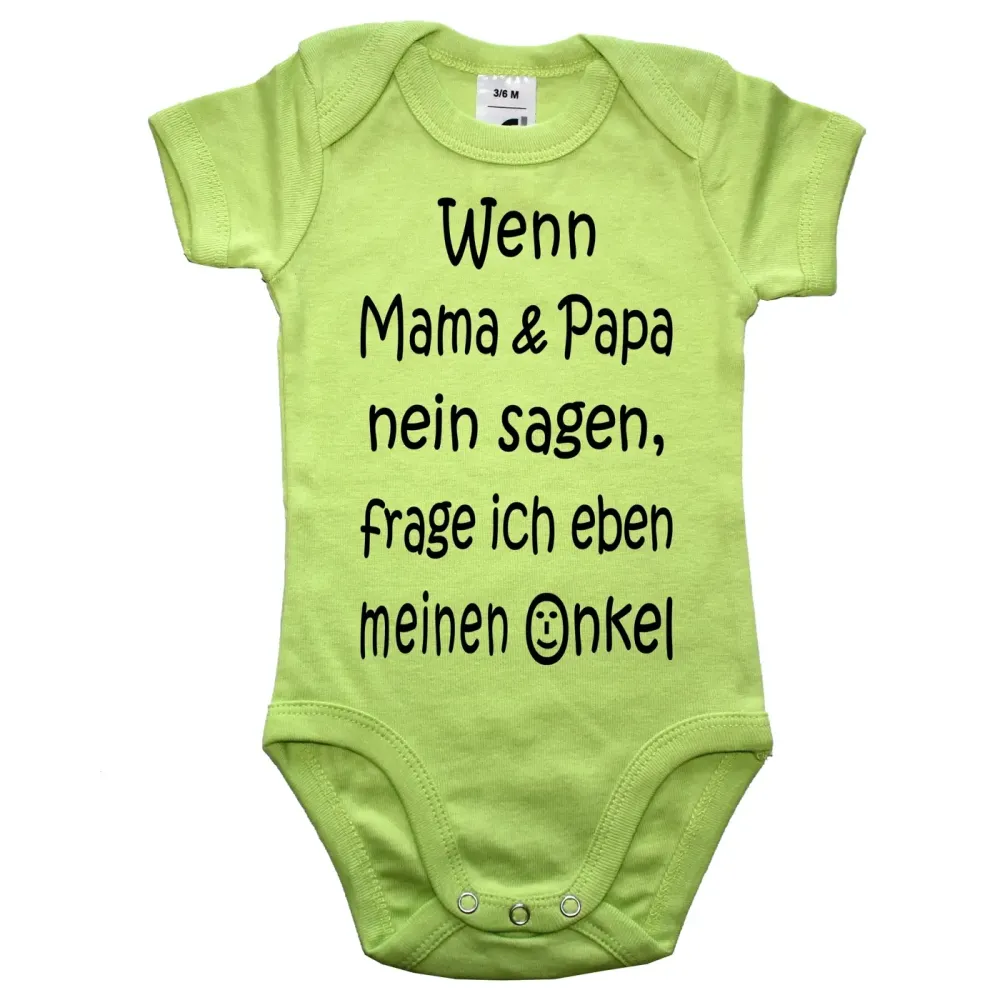 Preview: Wenn Mama & Papa nein sagen - Oma Opa Onkel Tante Preview: Lustiger Baby Bodie mit Spruch