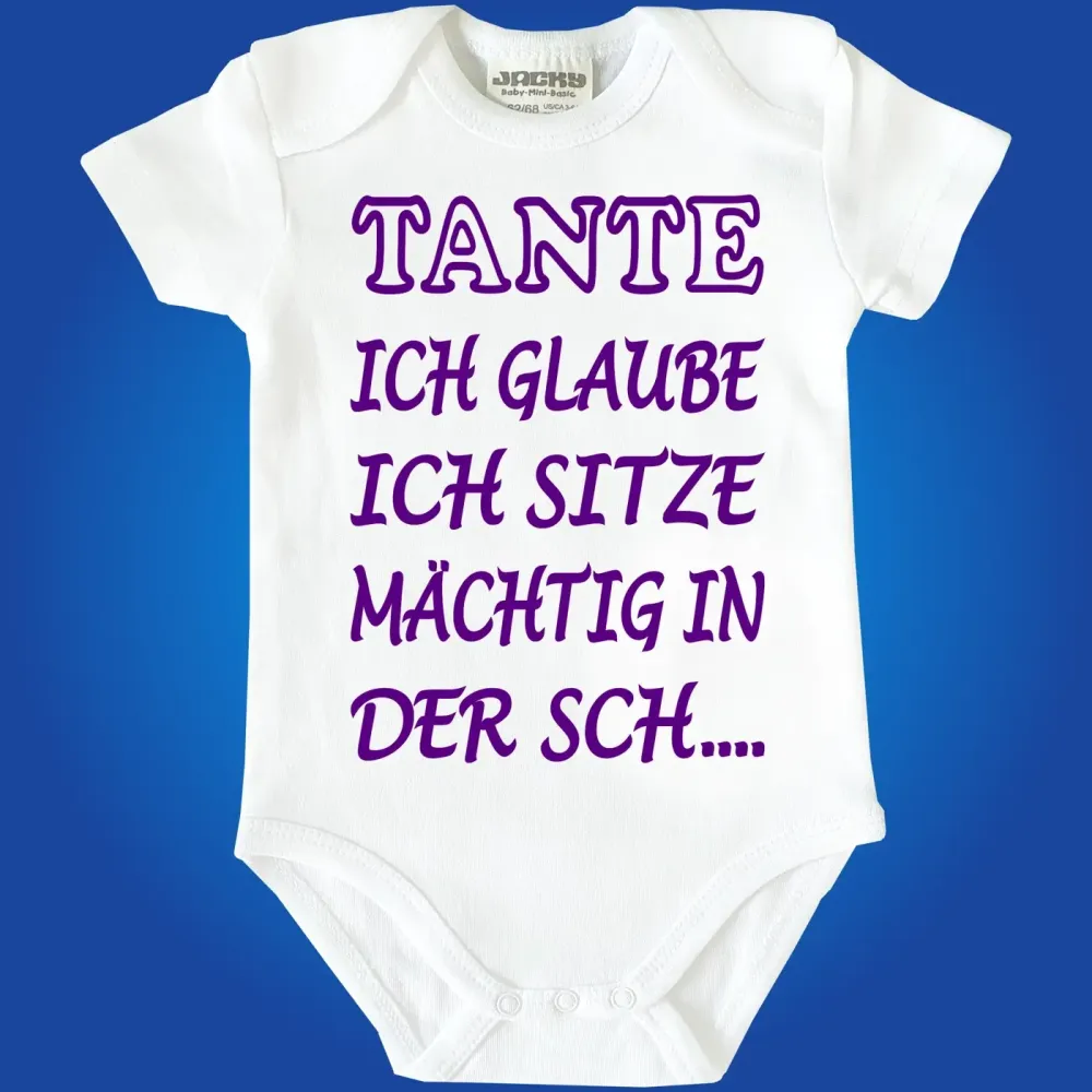 Baby-Body sitze in der scheiße