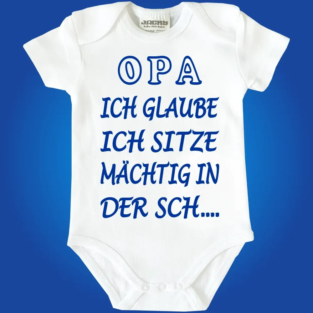 Baby-Body mit witzigem Spruch