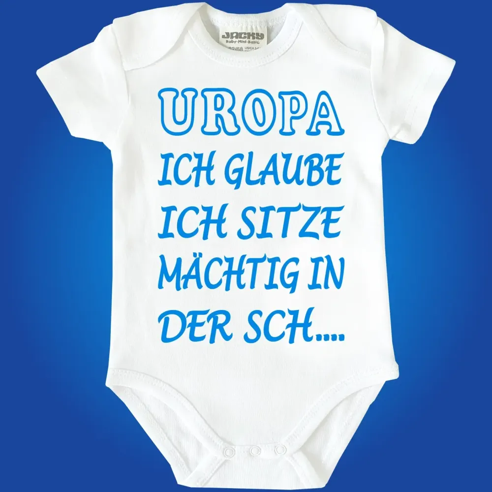 Baby-Body sitze in der scheiße