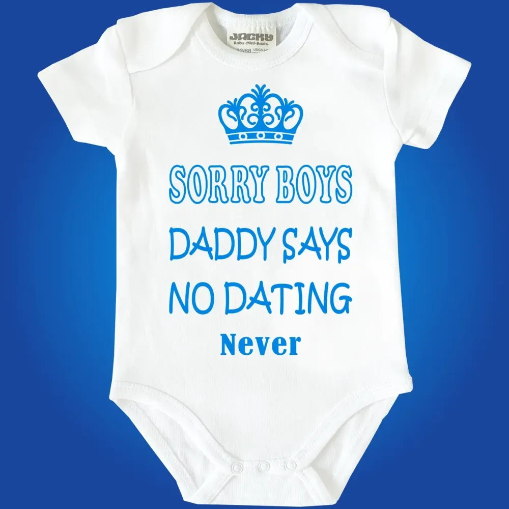 Baby-Body mit Druck Sorry Boys