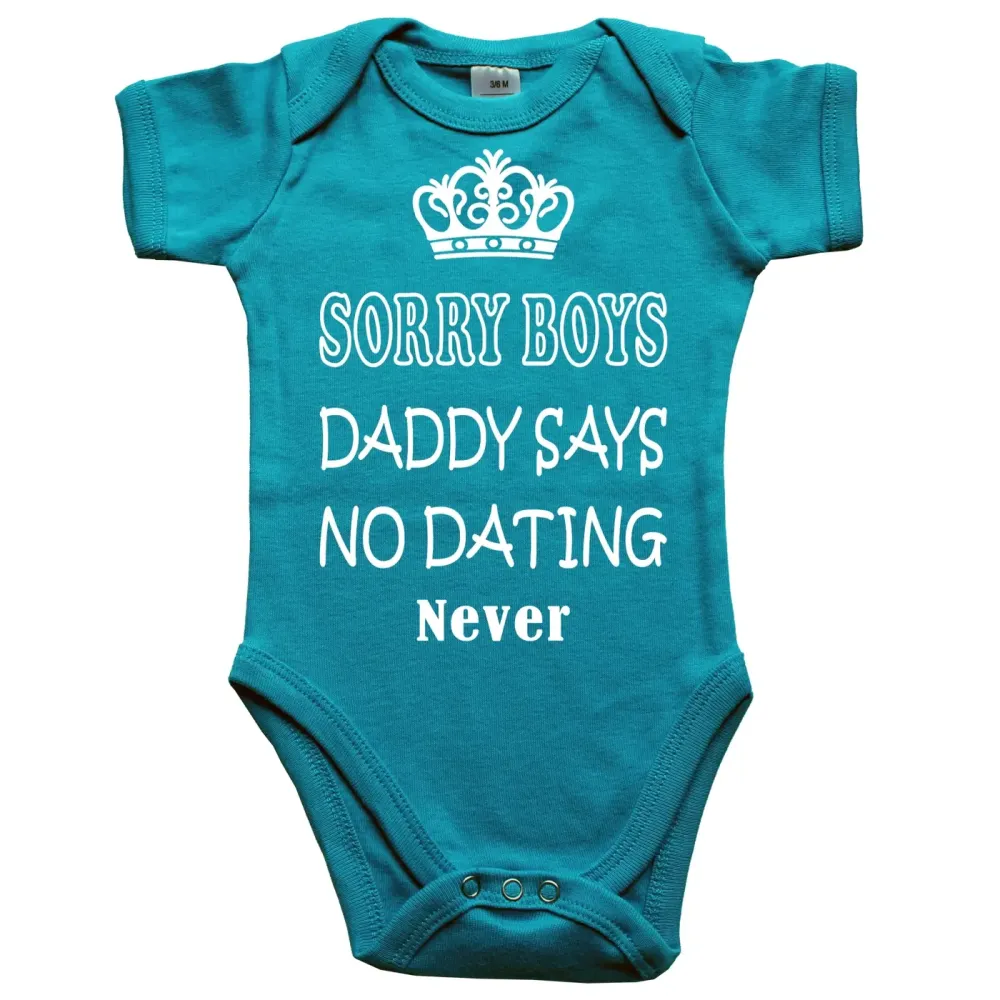 Baby-Body mit Spruch Sorry Boys