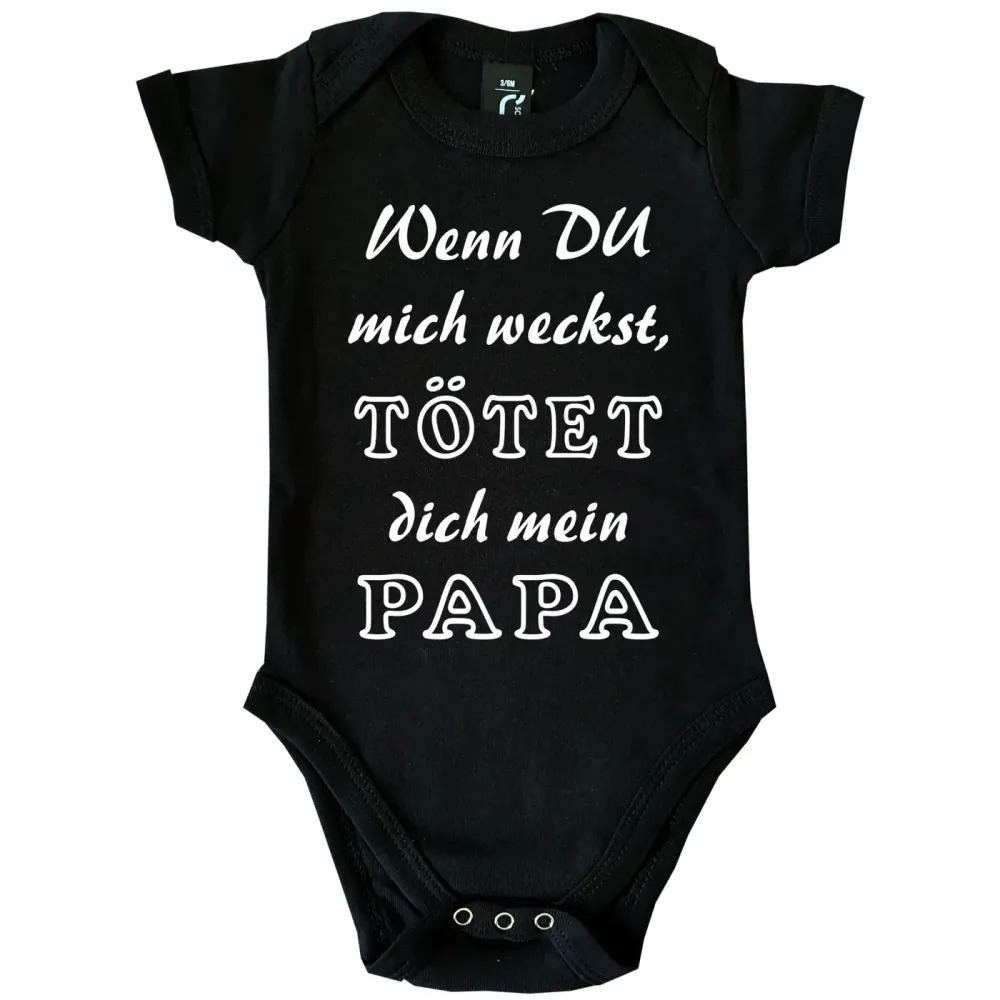 Baby-Body mit Druck nicht wecken