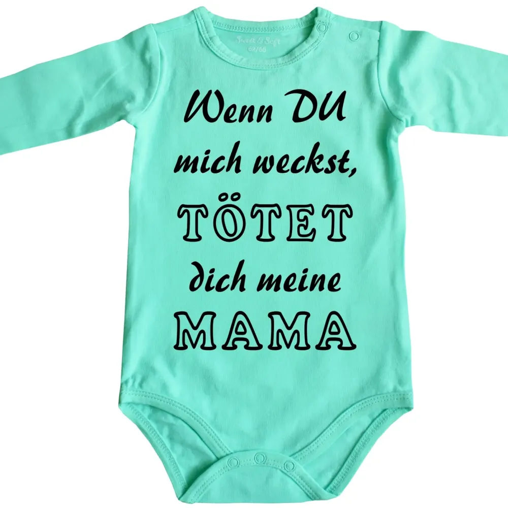 Preview: Baby-Body mit lustigem Druck