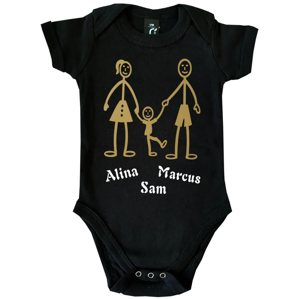 Baby-Body personalisiert Family