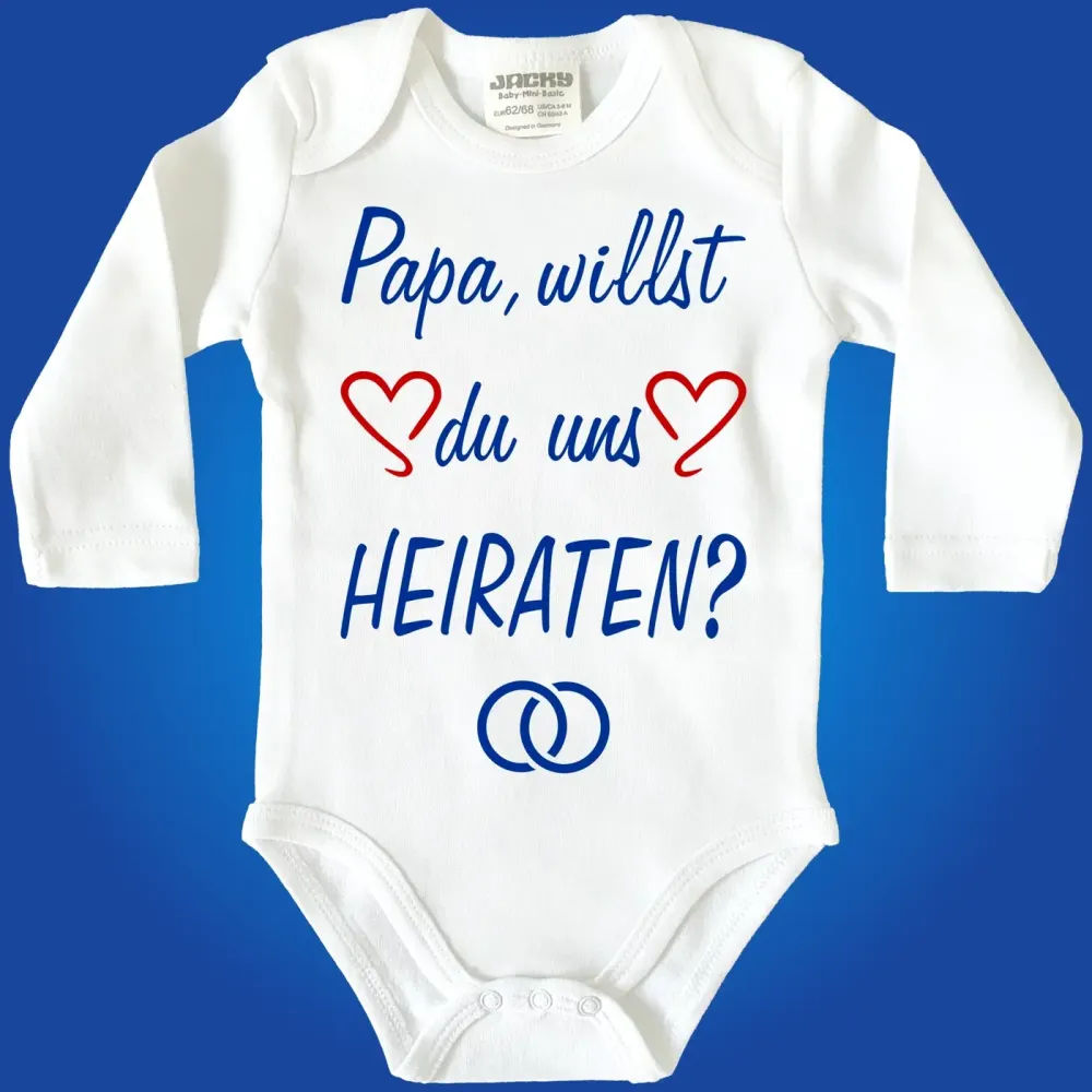 Preview: Babybody Hochzeitsantrag
