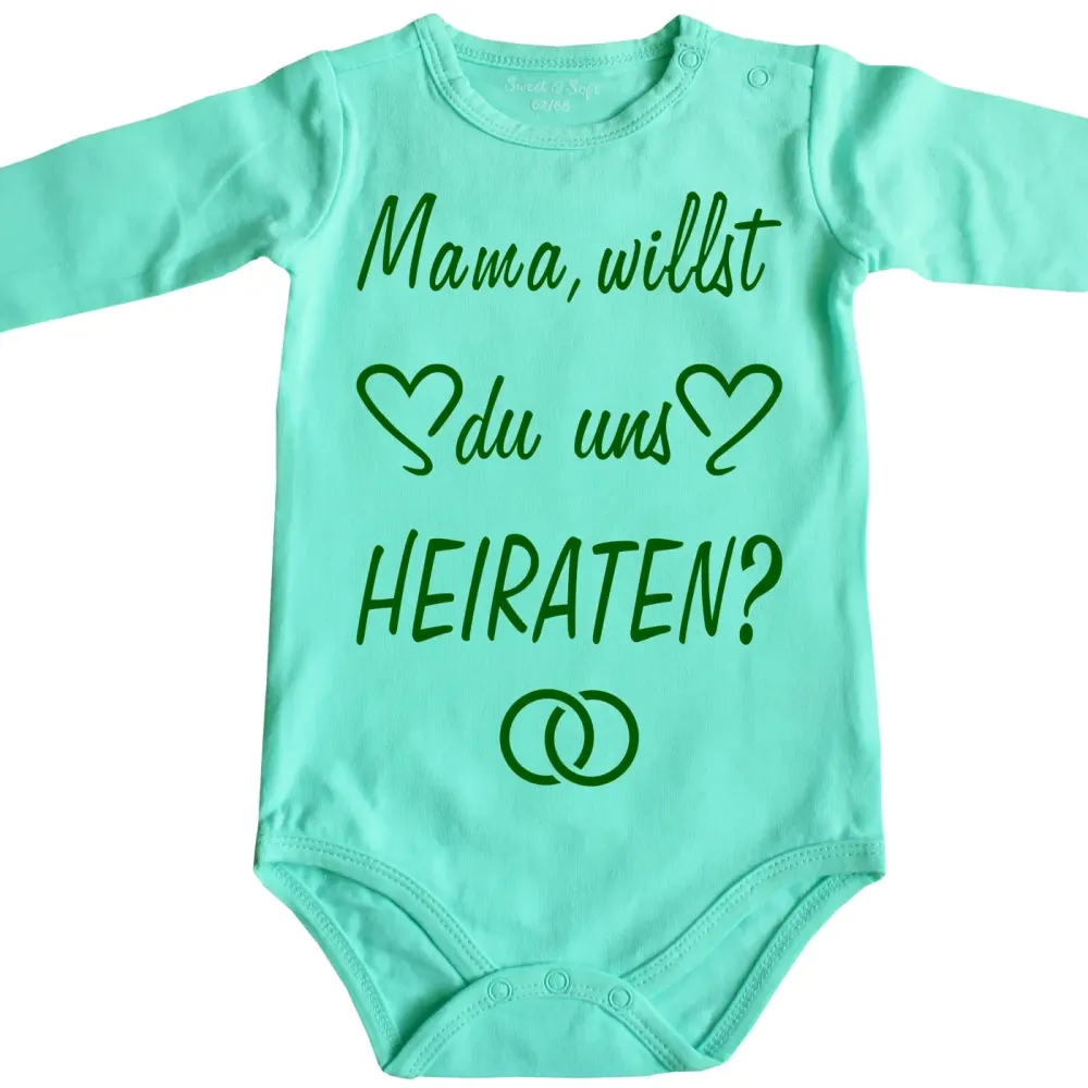 Preview: Babybody Hochzeitsantrag