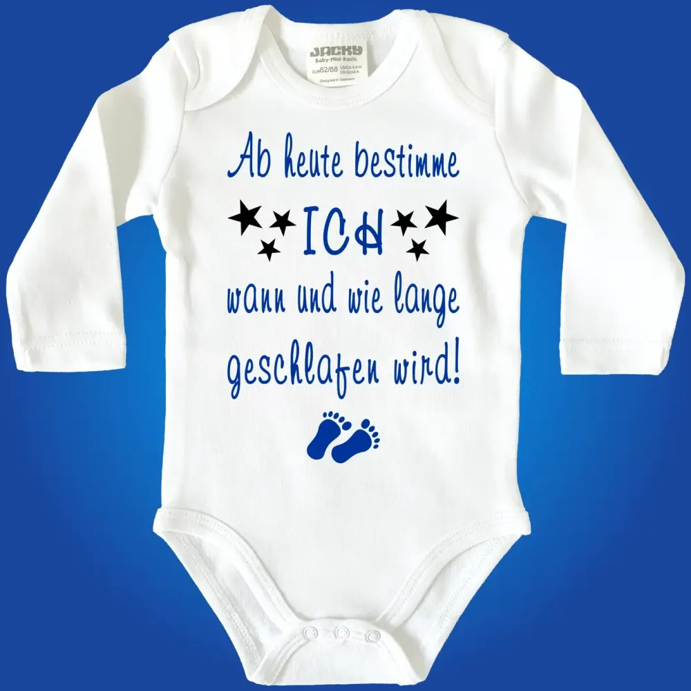 Preview: Lustiger Baby-Body mit Spruch