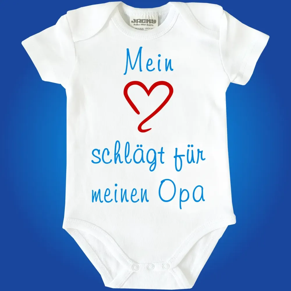 Baby-Body Mein Herz schlägt für Opa