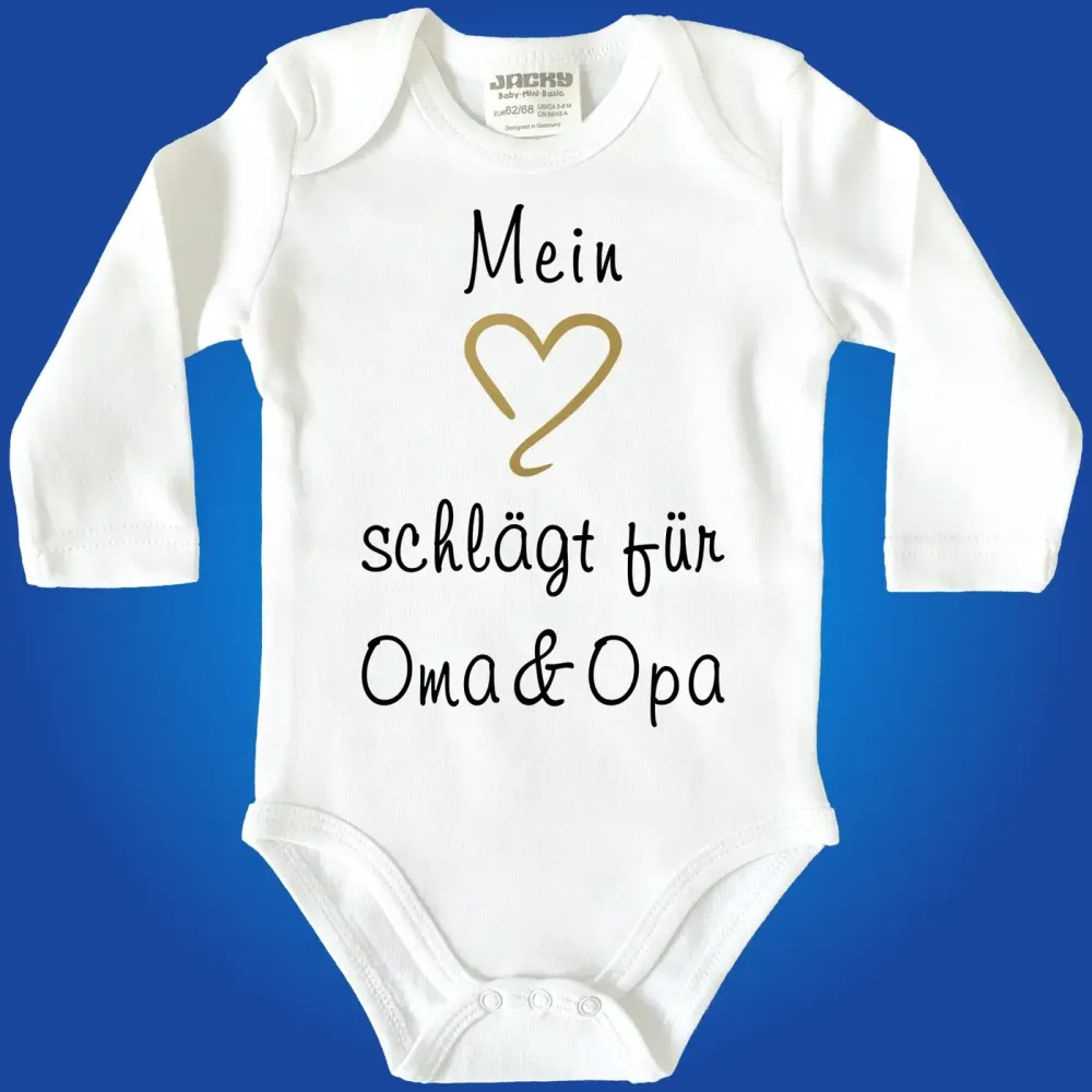 Baby-Body mit Herz
