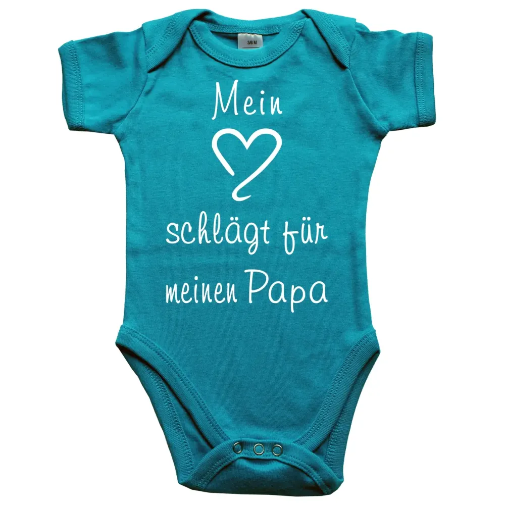 Baby-Body mit Mama und Papa