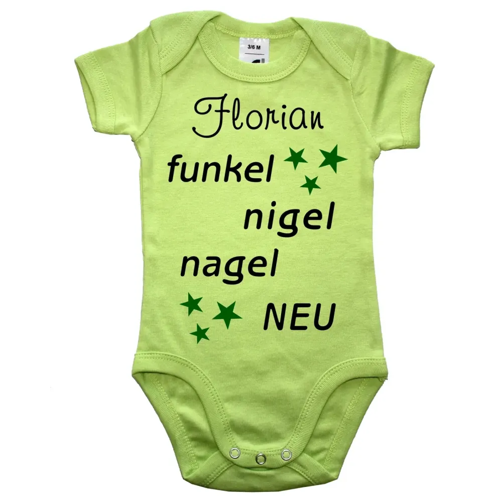 Preview: Baby-Body mit Spruch zur Geburt