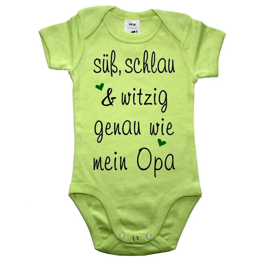 Preview: Süß, schlau & witzig - Tante, Onkel, Oma, Opa, Mama, Papa, Uroma, Uropa Preview: Baby Body mein Opa