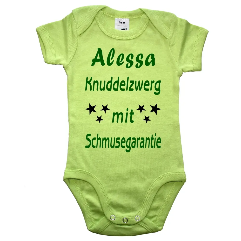 Baby-Body mit Wunschname Prsonalisiert