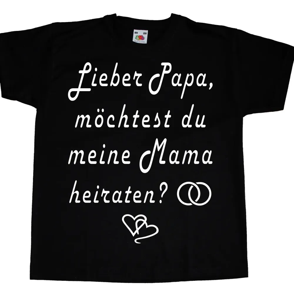 Kinder T-Shirt Trauung