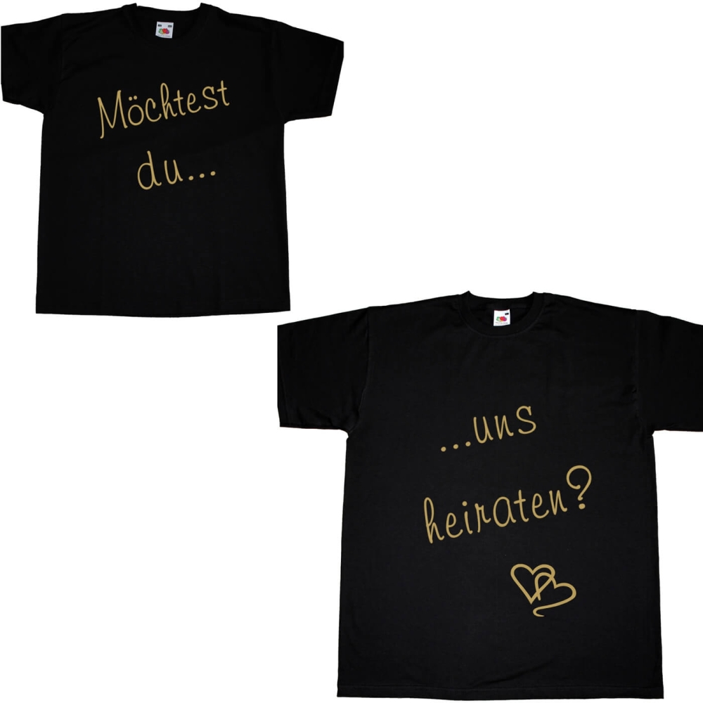 T-Shirt SET Trauung