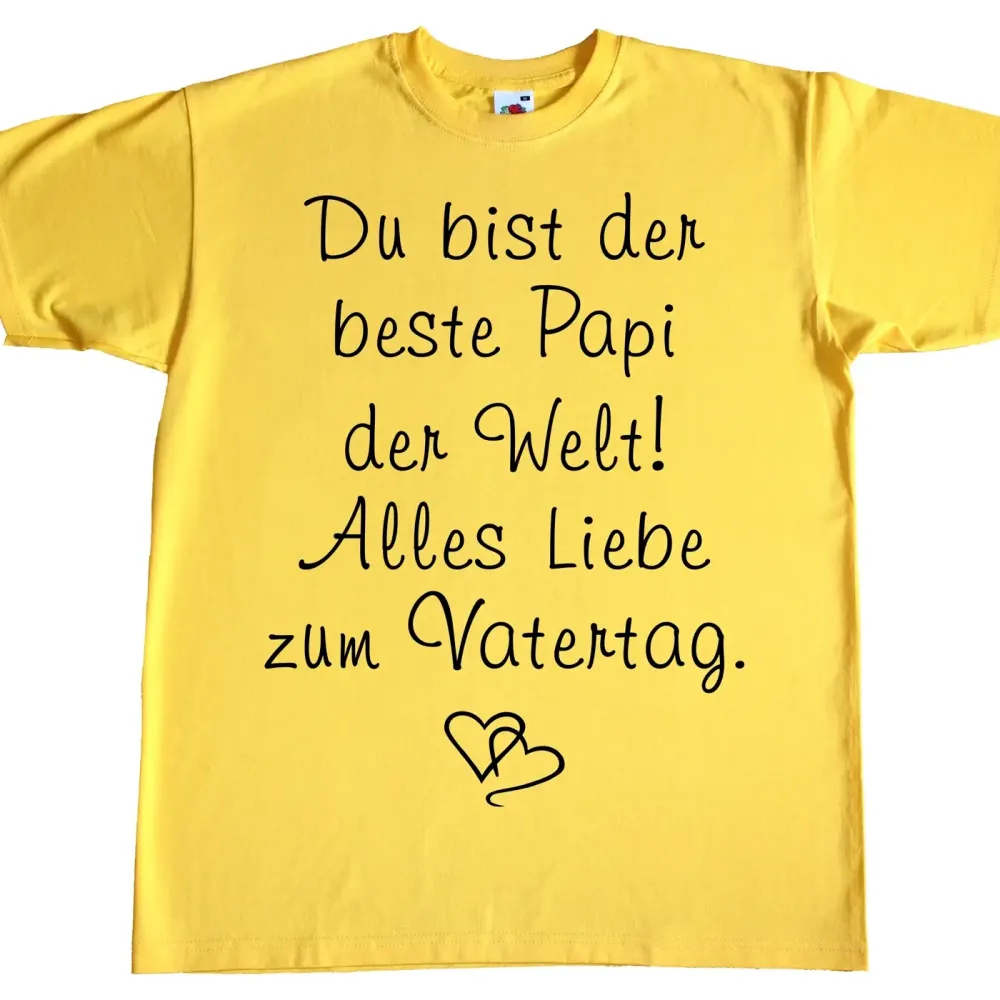 Kinder T-Shirt mit Druck Vatertag
