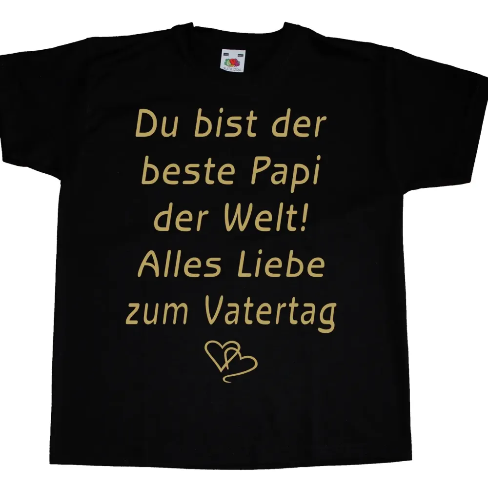 Kinder T-Shirt mit Druck Vatertag