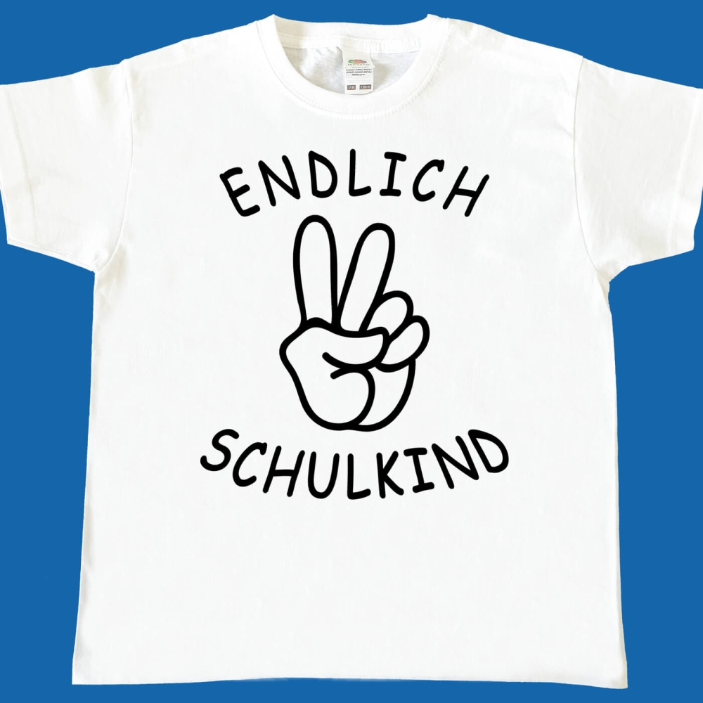 Kinder T-Shirt Schulkind