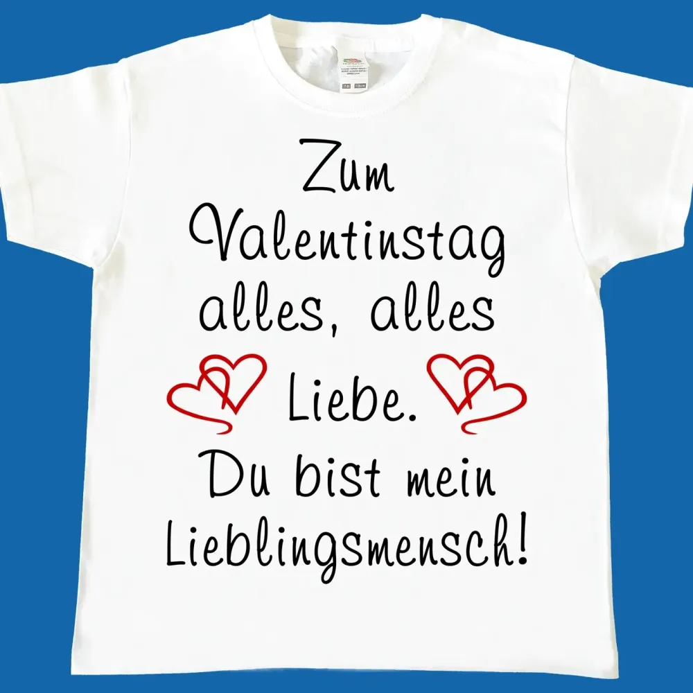 Preview: Kinder T-Shirt zum Valentinstag