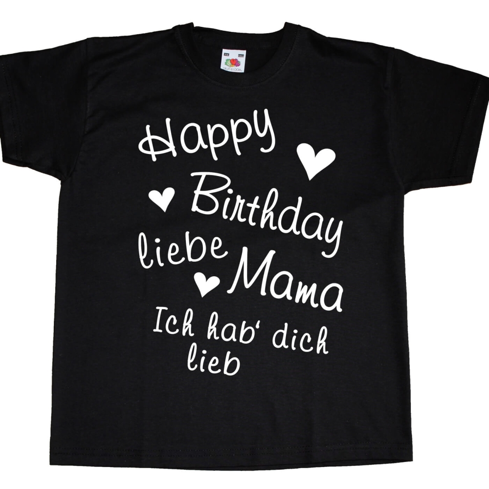 Kinder T-Shirt Happy Birthday - Geburtstag