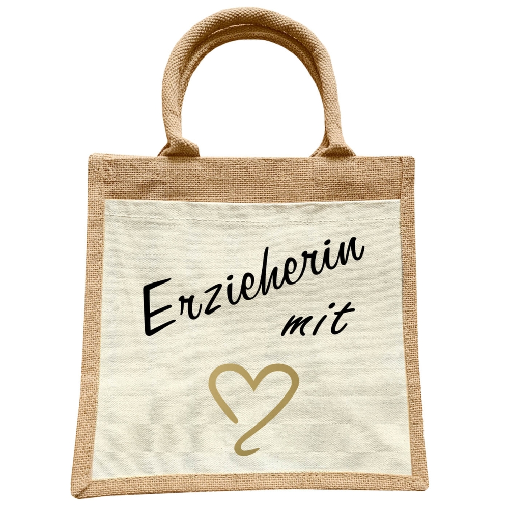 Jute-Tasche Erzieherin