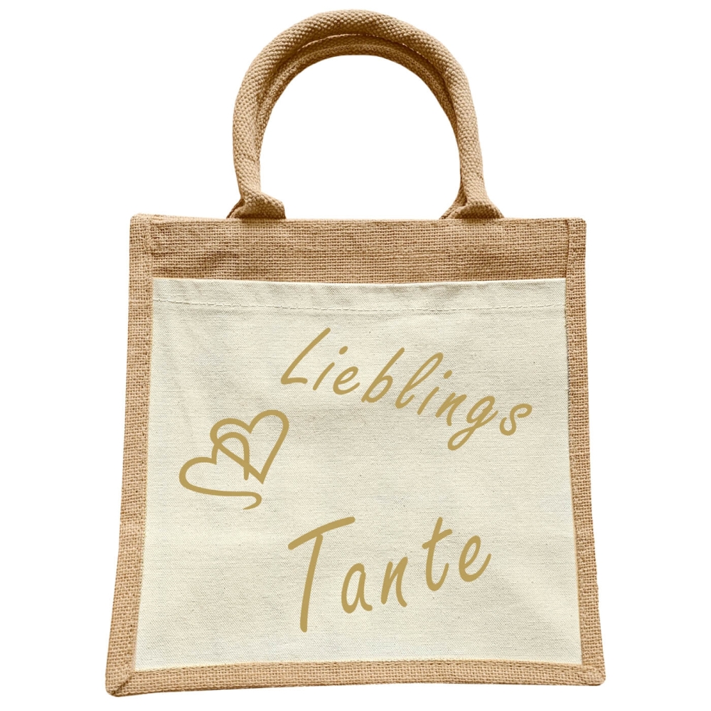 Jute Erwachsenen Tasche - Lieblings Erzieherin Lehrerin uvm.