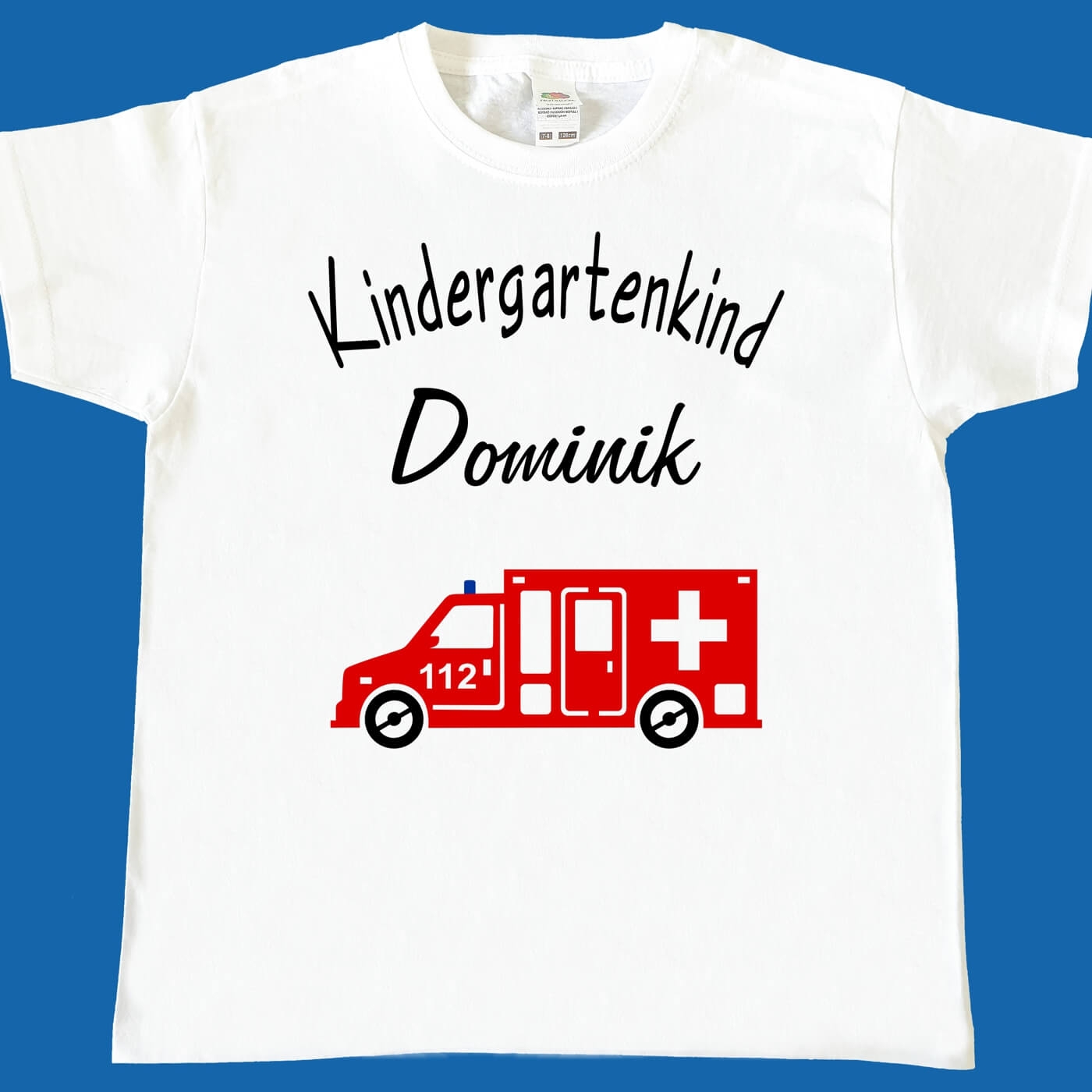 Kinder T-Shirt mit Ambulanz