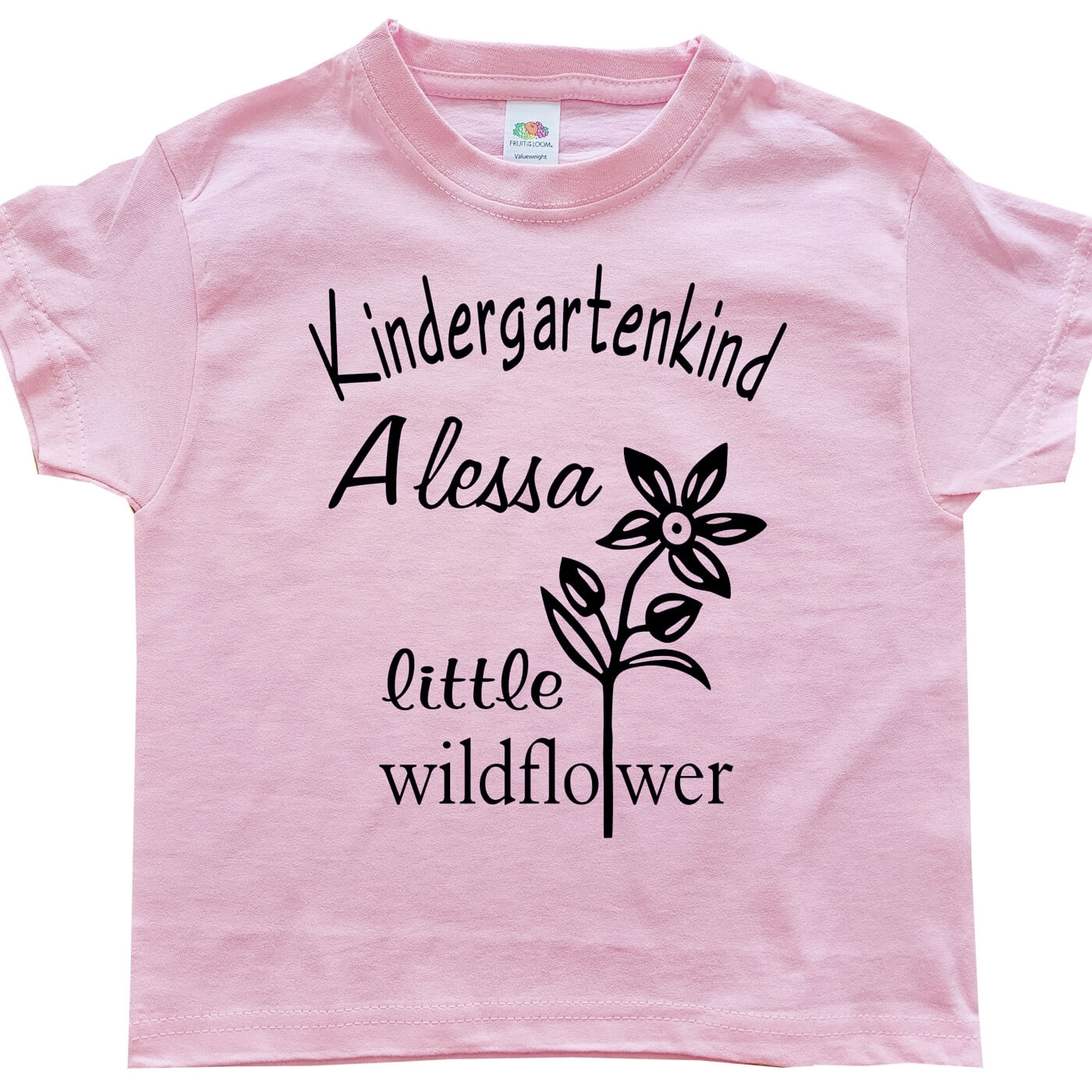 Kinder T-Shirt mit Blumen